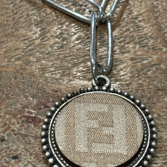 Silver Chain Necklace with Pendant - Picture 2 of 2